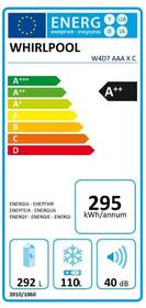Americká lednice Whirlpool W4D7 AAA X C nerez

 obrázek produktu 1 z 3