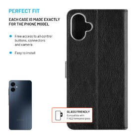Pouzdro na mobil flipové FIXED Opus na Samsung Galaxy A06 černé

 obrázek produktu 2 z 7