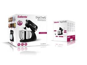 Kuchyňský robot Salente DigiChef2 černá barva
