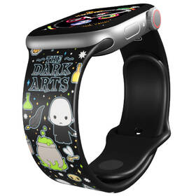Řemínek Harry Potter na Apple Watch 42/44/45/49 mm - motiv Temná magie, černý 

 obrázek produktu 2 z 3