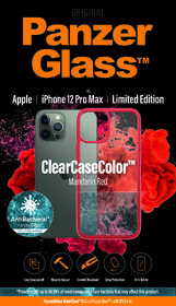 Kryt na mobil PanzerGlass ClearCase Antibacterial na Apple iPhone 12 Pro Max červený

 obrázek produktu 5 z 5