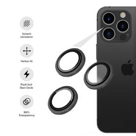Ochranné sklo čočky fotoaparátu FIXED Camera Glass na Apple iPhone 14 Pro/14 Pro Max šedé

 obrázek produktu 2 z 3