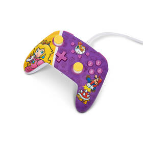 Gamepad PowerA Enhanced Wired - Nintendo Switch - Princess Peach Battle 

 obrázek produktu 6 z 11