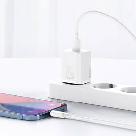 Nabíječka do sítě Baseus Super Si USB-C, 20 W, QC 3.0 bílá

 obrázek produktu 8 z 9