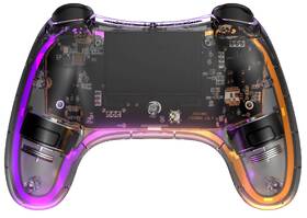 Gamepad Canyon GPW-04 RGB 5v1 (PS3, PS4, XBOX, Android, PC) průhledná
