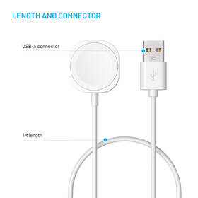 Nabíjecí kabel FIXED USB-A na Apple Watch bílý

 obrázek produktu 3 z 4