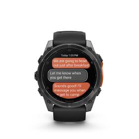 Chytré hodinky Garmin fenix 8 51 mm AMOLED - Slate Gray / Black Silicone Band 

 obrázek produktu 6 z 15