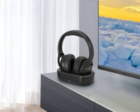 Sluchátka Technaxx bezdrátová TV s nabíjecí základnou černá

 obrázek produktu 2 z 4