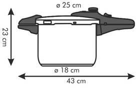 Tlakový hrnec Tescoma 6 l 

 obrázek produktu 1 z 1