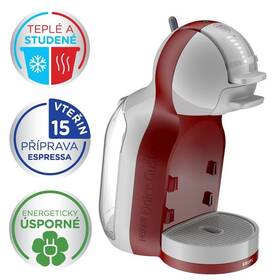 Espresso Krups KP1205CS šedé/červené

 obrázek produktu 1 z 12