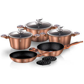 Sada nádobí Berlinger Haus BH-1220 Copper Metallic Line, 10 ks 

 obrázek produktu 1 z 4