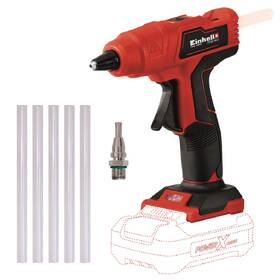 Tavná pistole Einhell TE-CG 18 Li (bez baterie) 4522200 

 obrázek produktu 3 z 10