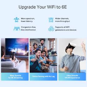 Komplexní Wi-Fi systém TP-Link Deco XE75 Pro Wi-Fi 6E (1 ks) bílá barva
