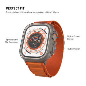 Ochranné pouzdro FIXED Pure Watch na Apple Watch Ultra 49mm/Ultra 2 49mm průhledné

 obrázek produktu 3 z 9