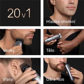 Zastřihovač multifunkční Braun AIO9500 šedý

 obrázek produktu 3 z 8