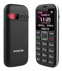 Mobilní telefon Aligator A720 4G Senior černá barva
