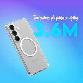 Kryt na mobil PanzerGlass CARE Urban Combat Qi na Samsung Galaxy S25 bílý/průhledný

 obrázek produktu 8 z 10