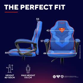 Herní židle Trust GXT 703SM REVVO Kids Superman modrá

 obrázek produktu 6 z 8