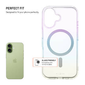 Kryt na mobil FIXED MagRainbow s MagSafe na Apple iPhone 16 průhledný

 obrázek produktu 1 z 6