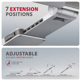 Podstavec pro notebooky Axagon STND-LR 10"-17,3" hliník

 obrázek produktu 3 z 9