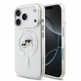 Kryt na mobil Karl Lagerfeld IML K&CH Heads Metal Frame MagSafe na Apple iPhone 18 Pro Max bílý

 obrázek produktu 5 z 6
