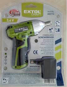 Aku šroubovák Extol Craft 402114 (s baterií) 

 obrázek produktu 10 z 10