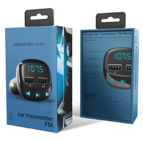 FM Transmitter Energy Sistem Car Transmitter FM černá barva
