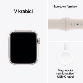 Chytré hodinky Apple GPS 40mm pouzdro z hvězdně bílého hliníku - hvězdně bílý sportovní řemínek - S/M 

 obrázek produktu 7 z 7