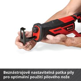 Pila ocaska Einhell TE-AP 18/26 Li-Solo (bez baterie) 4326290 

 obrázek produktu 7 z 8