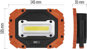 Svítilna EMOS COB LED pracovní, 700 lm, 4× AA černá/oranžová

 obrázek produktu 7 z 12