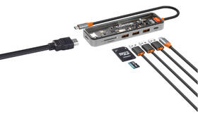 Dokovací stanice Canyon DS-13 7v1, PD 100W šedá

 obrázek produktu 5 z 6