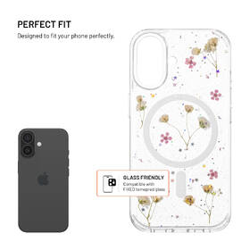 Kryt na mobil FIXED MagBloom s MagSafe na Apple iPhone 16 průhledný

 obrázek produktu 1 z 8