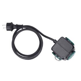 Kabel prodlužovací Solight kostka, 3 zásuvky IP44, 3 x 1mm2, kabel guma H05RR-F, 3 m černý

 obrázek produktu 4 z 6