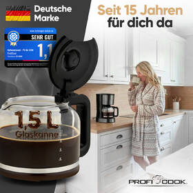 Kávovar Profi Cook KA 1330 černý

 obrázek produktu 5 z 6