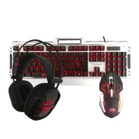 Klávesnice s myší Marvo CM303 + headset, CZ/SK stříbrná

 obrázek produktu 2 z 2