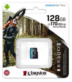 Paměťová karta Kingston MicroSDXC 128GB UHS-I U3 (170R/90W) 

 obrázek produktu 2 z 2