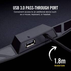 Podložka pod myš Corsair RGB Polaris MM800 35 x 26 cm černá

 obrázek produktu 3 z 5