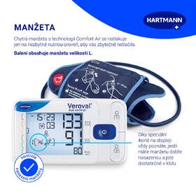 Tlakoměr na paži HARTMANN Duo Control manžeta vel. L 

 obrázek produktu 7 z 8