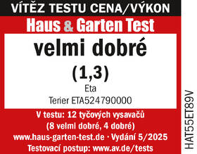 Tyčový vysavač ETA 3 v 1, 5247 90000 hnědý

 obrázek produktu 5 z 19