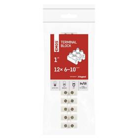 Svorkovnice EMOS ŠROUB. 12 PRV. 6–10MM2 57A/450V 1KS bílá

 obrázek produktu 3 z 5