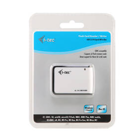 Čtečka paměťových karet i-tec All in One USB 2.0 bílá

 obrázek produktu 2 z 2