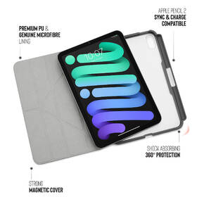 Pouzdro na tablet Pipetto Origami Pencil na Apple iPad mini 8.3" (2021) šedé

 obrázek produktu 6 z 9