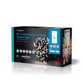 Vánoční osvětlení Nedis SmartLife LED, Wi-Fi, Teplá až studená bílá, 200 LED, 20 m, Android / IOS 

 obrázek produktu 9 z 9