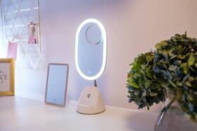 Stolní lampička IMMAX LED kosmetické zrcátko FACE 3v1, stojánek s Qi nabíjením 18W bílá

 obrázek produktu 13 z 15