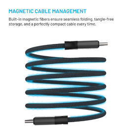 Kabel FIXED magnetický USB-C/USB-C, PD, 240W, 1,2m šedý

 obrázek produktu 3 z 10