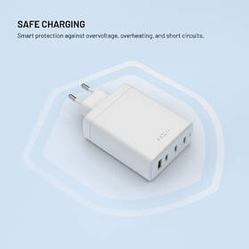 Nabíječka do sítě FIXED GaN, 3xUSB-C, 1xUSB-A, PD 3.0, 120W bílá

 obrázek produktu 7 z 11