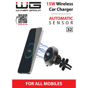 Držák na mobil WG s elektrickou přísavkou 15W černý

 obrázek produktu 4 z 5