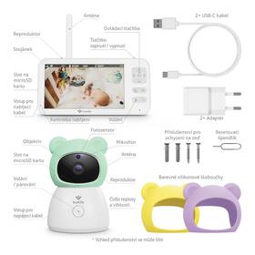 Dětská elektronická chůva TrueLife NannyCam R6 Dual Smart bílá

 obrázek produktu 3 z 12