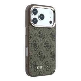 Kryt na mobil Guess 4G Gold Frame MagSafe na Apple iPhone 18 Pro hnědý

 obrázek produktu 2 z 6