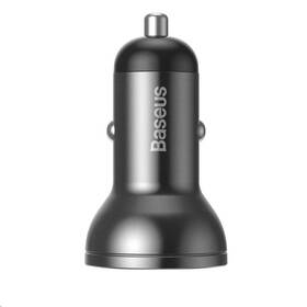 Adaptér do auta Baseus Digital Display 2x USB + 3v1 kabel 1,2m černý

 obrázek produktu 3 z 4